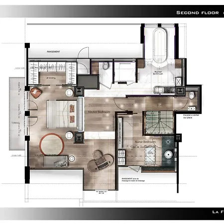 Duplex Luxe 1850, Aux Pieds, 4 - Fr-1-772-9 Appartement